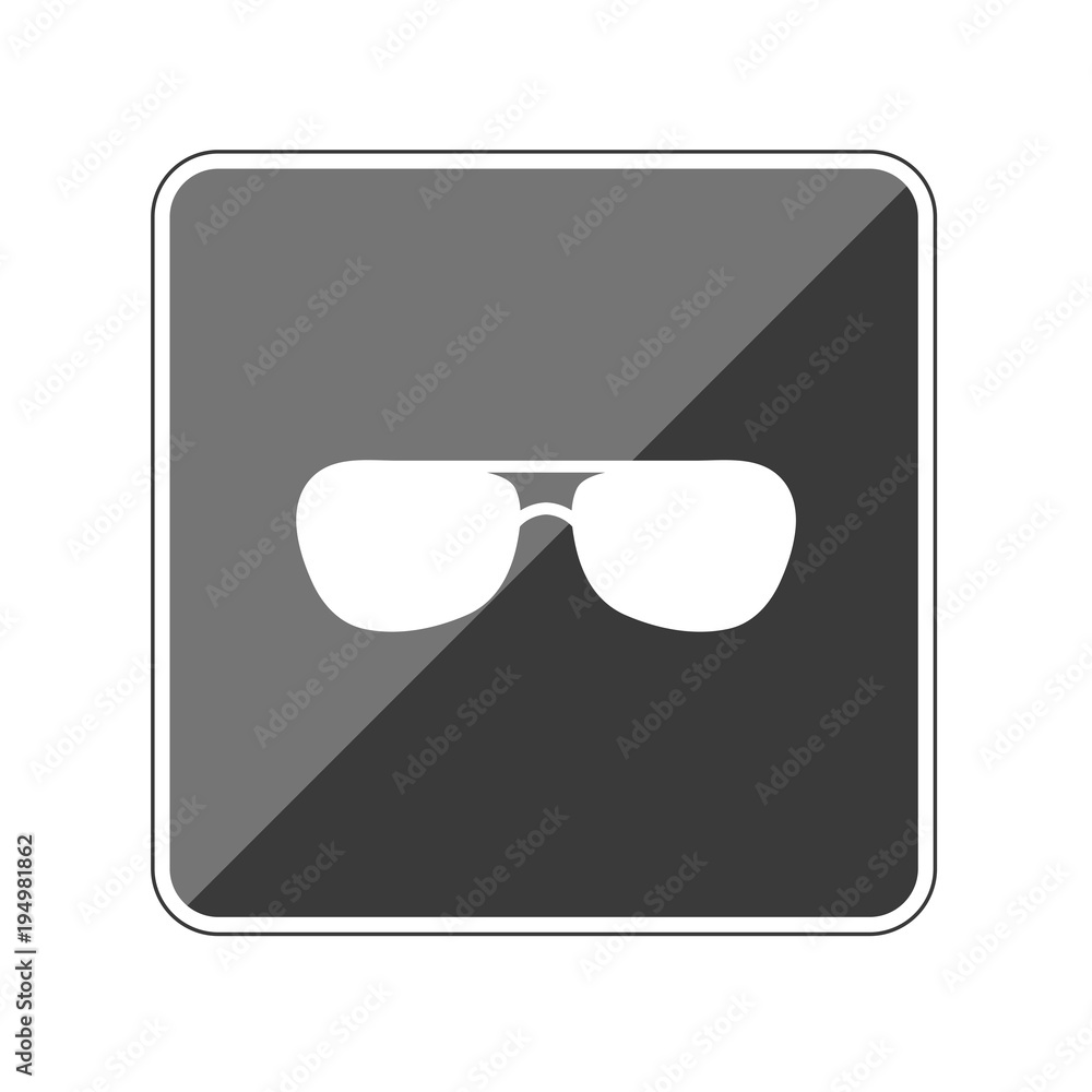 Sonnenbrille - Reflektierender App Button Sonnenbrille - Reflektierender App Button