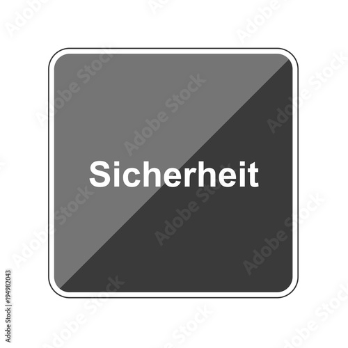 Sicherheit - Reflektierender App Button