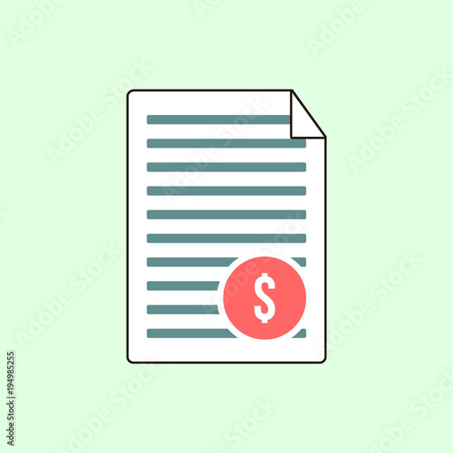 Billing Payment Banking And Finance Icon