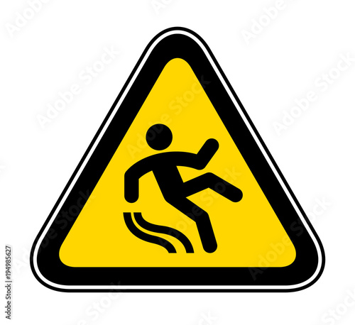 Triangular Warning Hazard Symbol