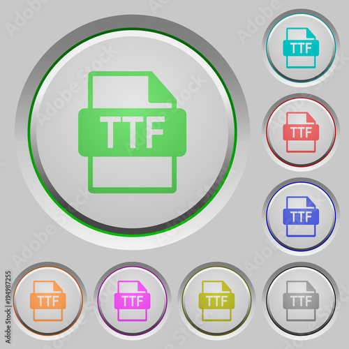 TTF file format push buttons