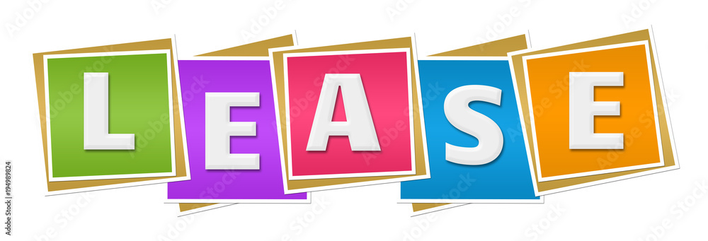 Lease Colorful Blocks Lease Colorful Blocks