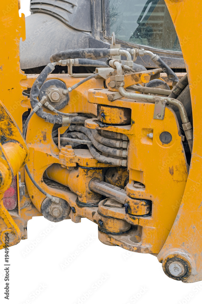 Excavator pressure pipes system Excavator pressure pipes system