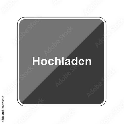 Hochladen - Reflektierender App Button