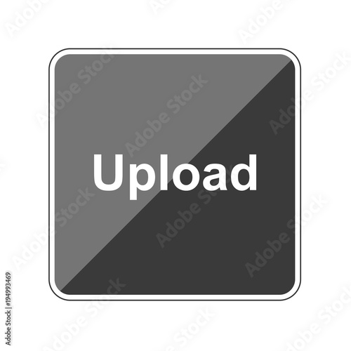 Upload - Reflektierender App Button