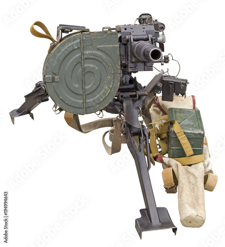 Automatic grenade launcher AGS-17 "Flame" isolated on white