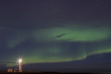 Northern lights(aurora) in Iceland.