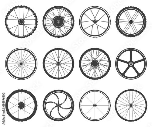 Bicycle wheels set