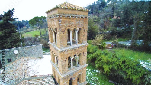 Aerial video of Abbey of Saint John in Argentella photo