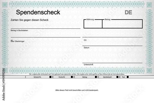 Scheck Ornament - grün