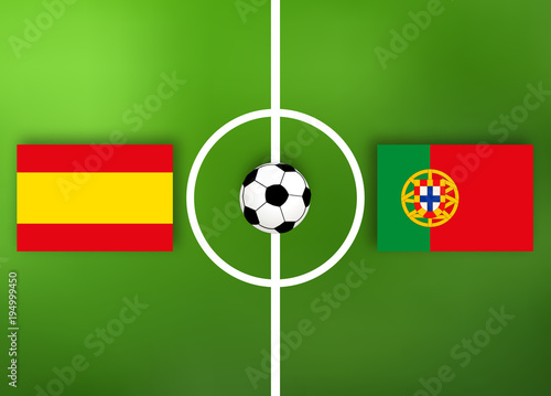 Spanien VS Portugal - Fußball
