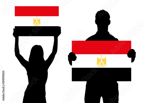Zwei Fans - Ägypten