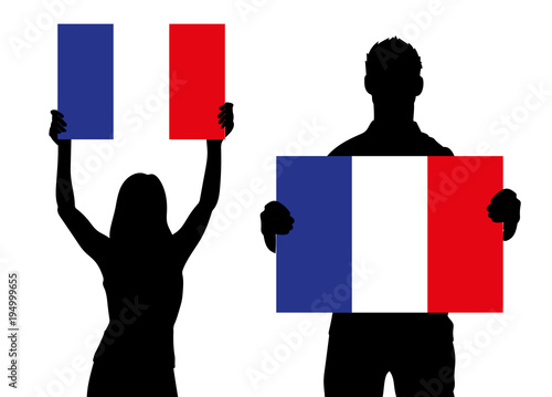 Zwei Fans - Frankreich