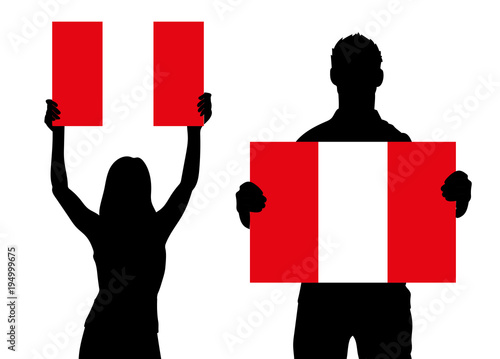 Zwei Fans - Peru