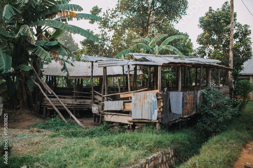tin stables  in Uganda, Africa © Dennis