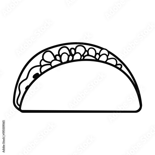 fast food line simle icon