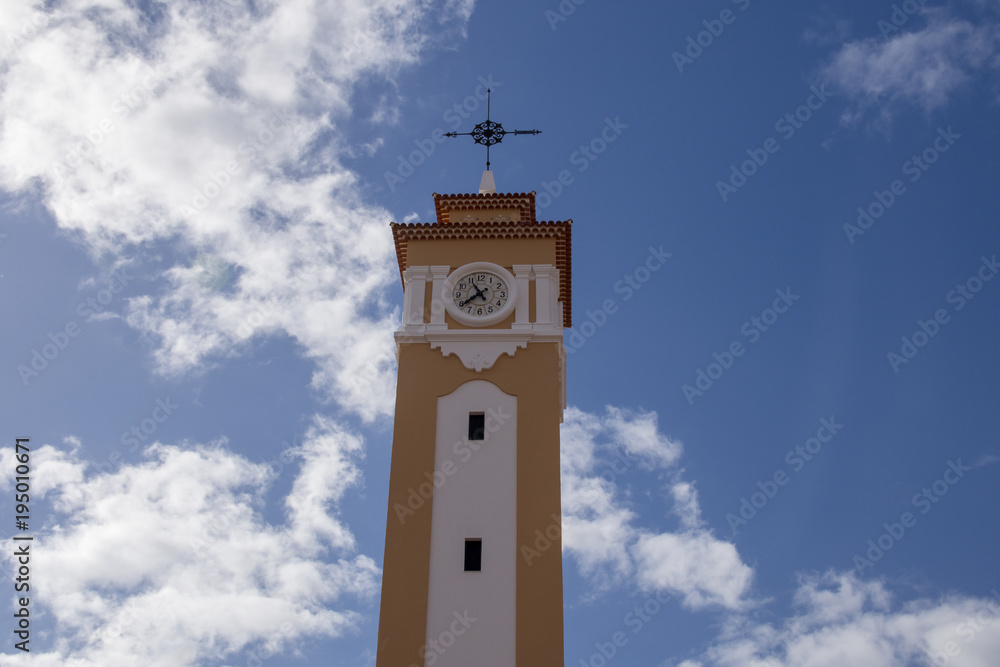 Modern belfry in Santa Cruz Tenerife