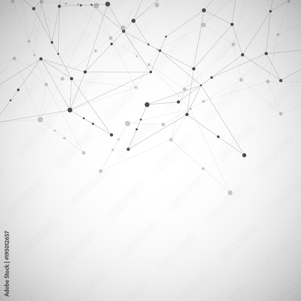 Abstract connection background with lines and dots Abstract connection background with lines and dots