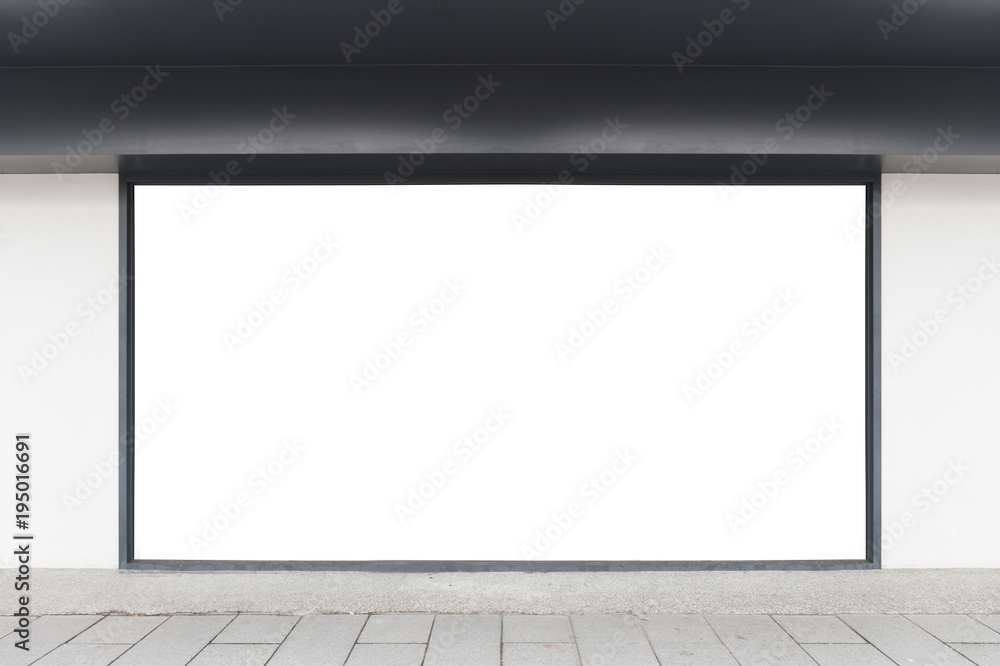 Shop Boutique Store Front with Big Window and Place for Name Shop Boutique Store Front with Big Window and Place for Name