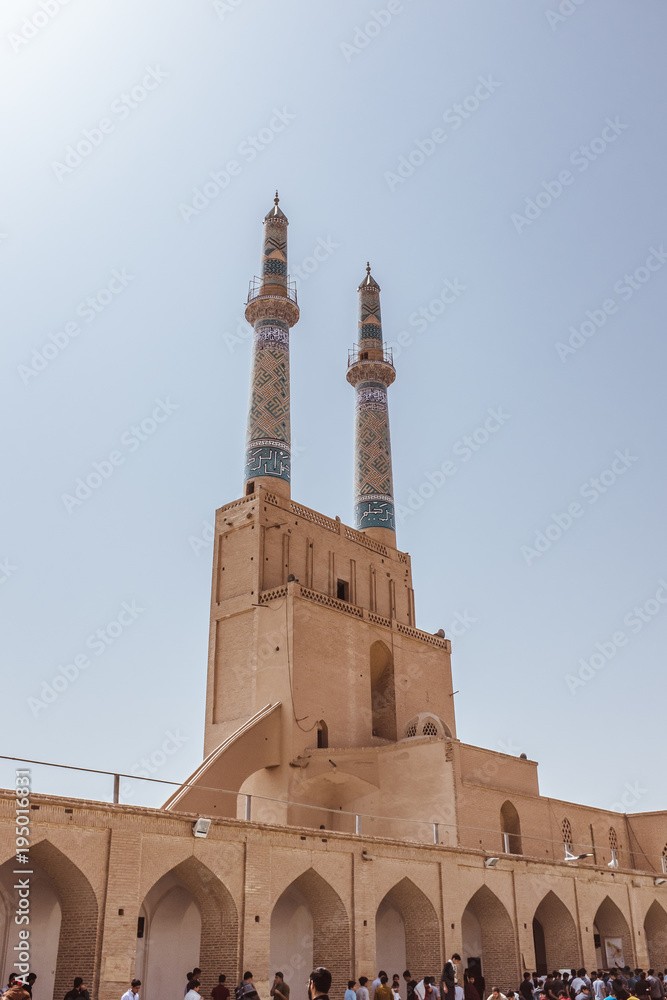 friday mosque in Yazd Iran