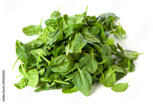 Baby spinach leaves