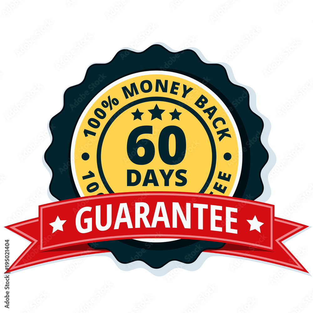60 Days Money Back illustration 60 Days Money Back illustration