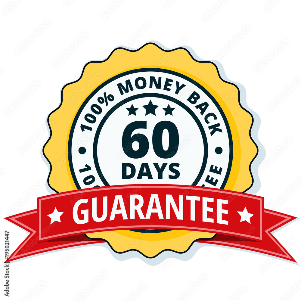 60 Days Money Back illustration 60 Days Money Back illustration