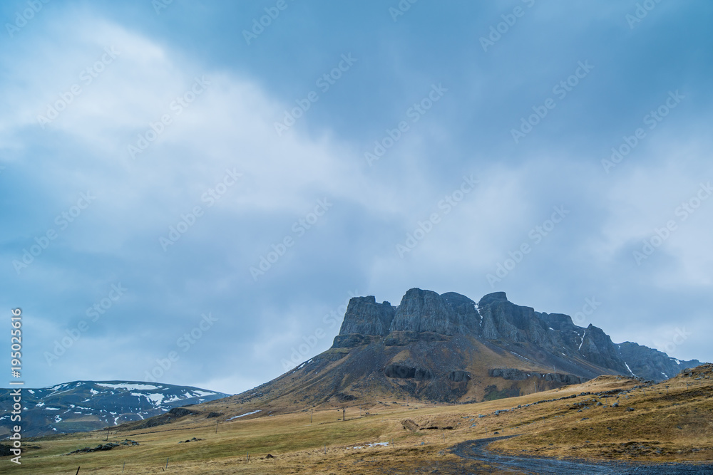 Old volcano in Iceland