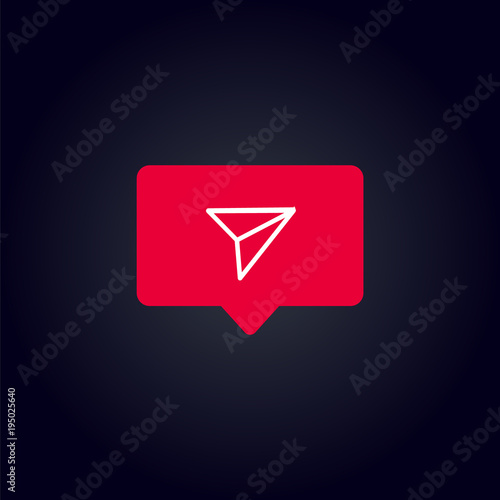 Counter Notification Icon.