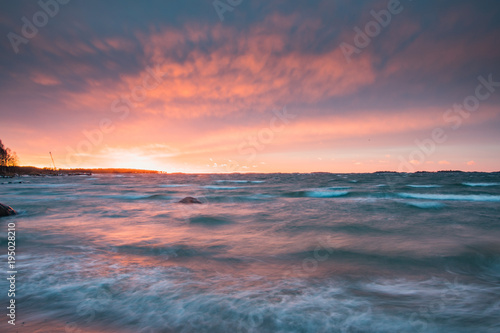 Sunset colors on the Sky © Heikki