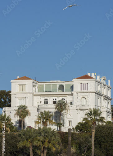 Chateau de Juan les Pins  known as Castle of the Crouton), Built in 1860 ,Antibes © Dom