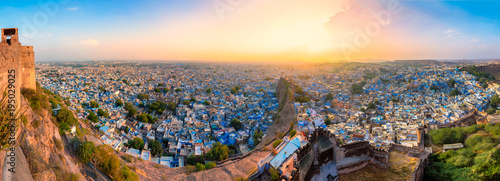 Panorama of Jodhpur from Mehrangarh Fort