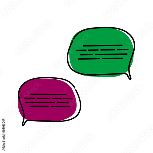 Chat message set icon
