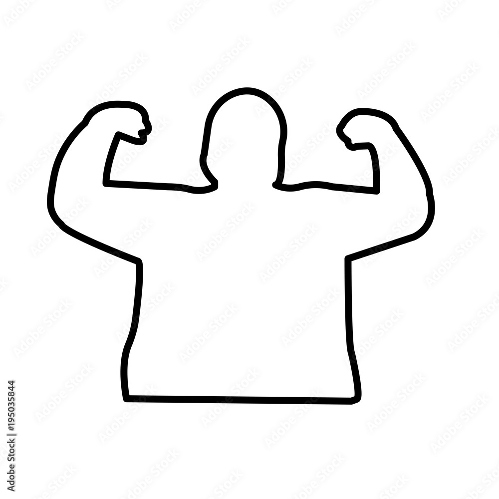 fat guy silhouette outline on white background fat guy silhouette outline on white background