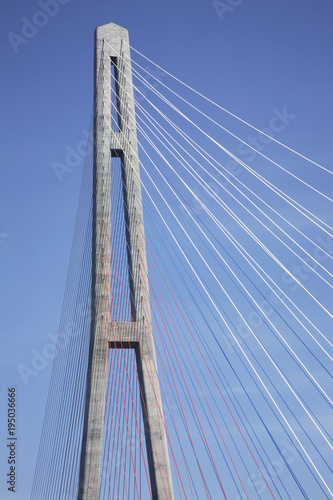 Russian bridge in Vladivostok. Russia © Andrey Shevchenko