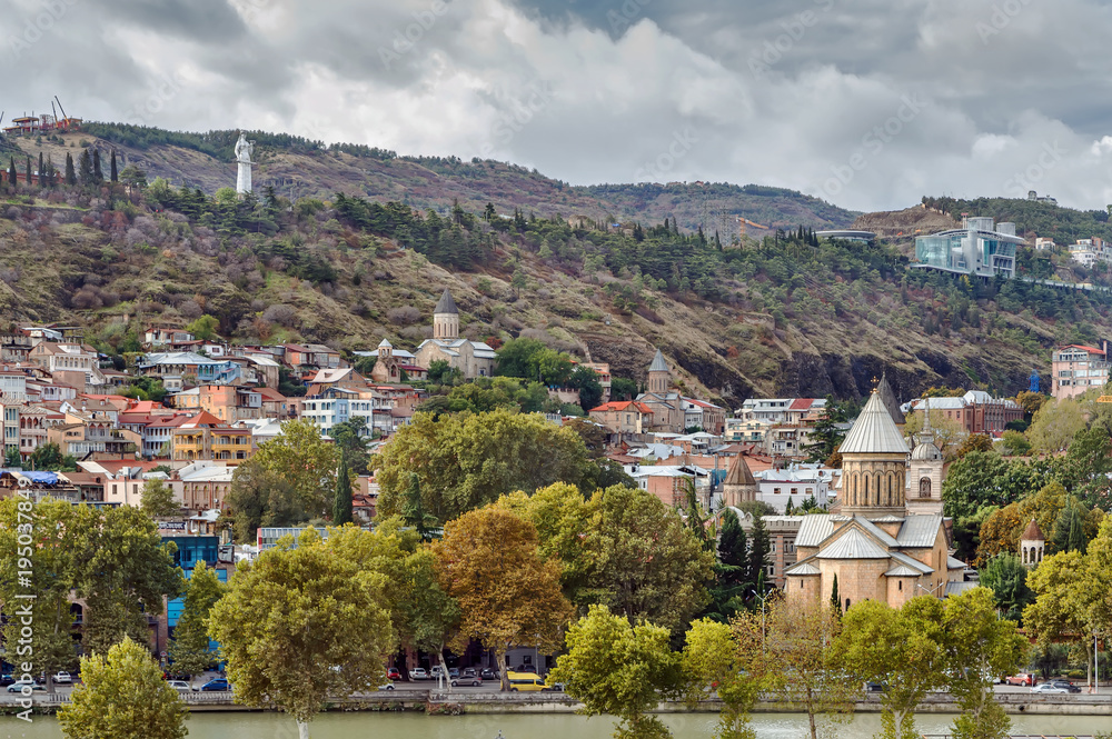 View of Tbilisi old town, Georgia