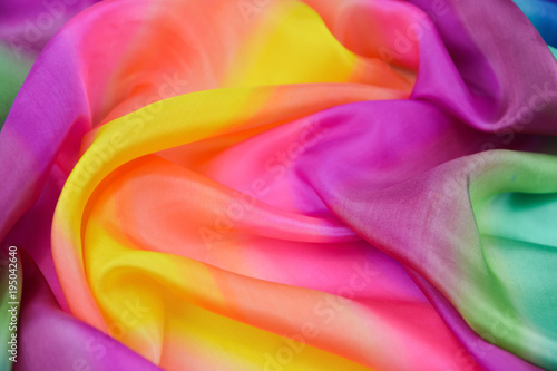 The texture is satin , silk...