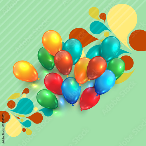 Colorful background for advertising, vector.