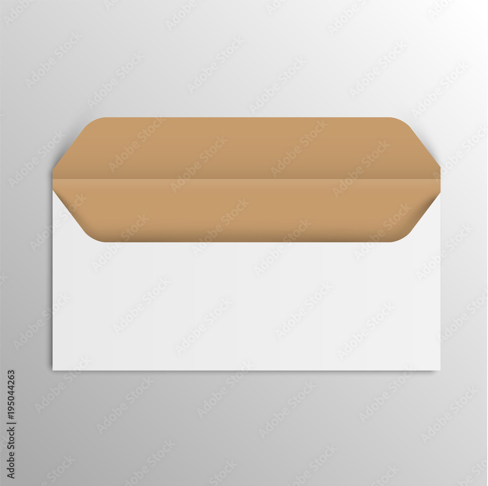 Business realistic envelope, vector. Business realistic envelope, vector.