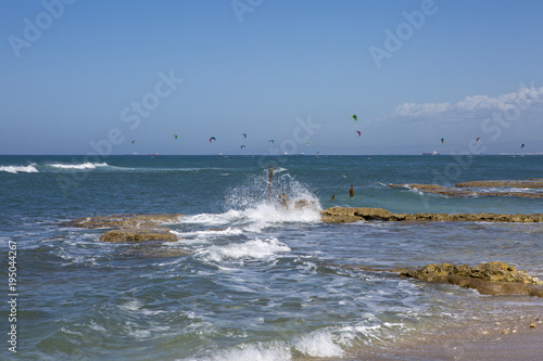kitesurfing