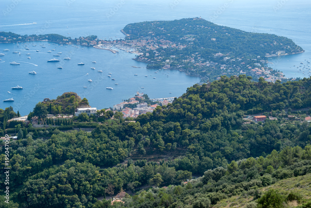 French Riviera. Cap Ferrat viewed from the Plateau Saint-Michel