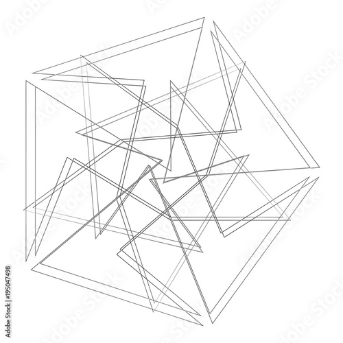 Geometric set for gifts and holidays pattern vector EPS10