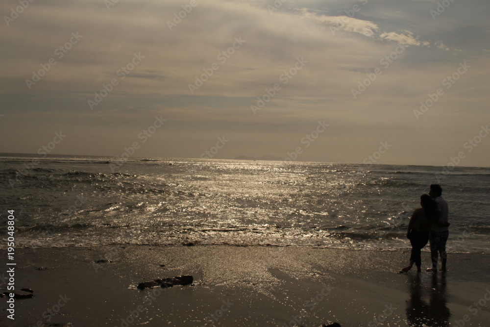 Naklejka premium fondo de mar