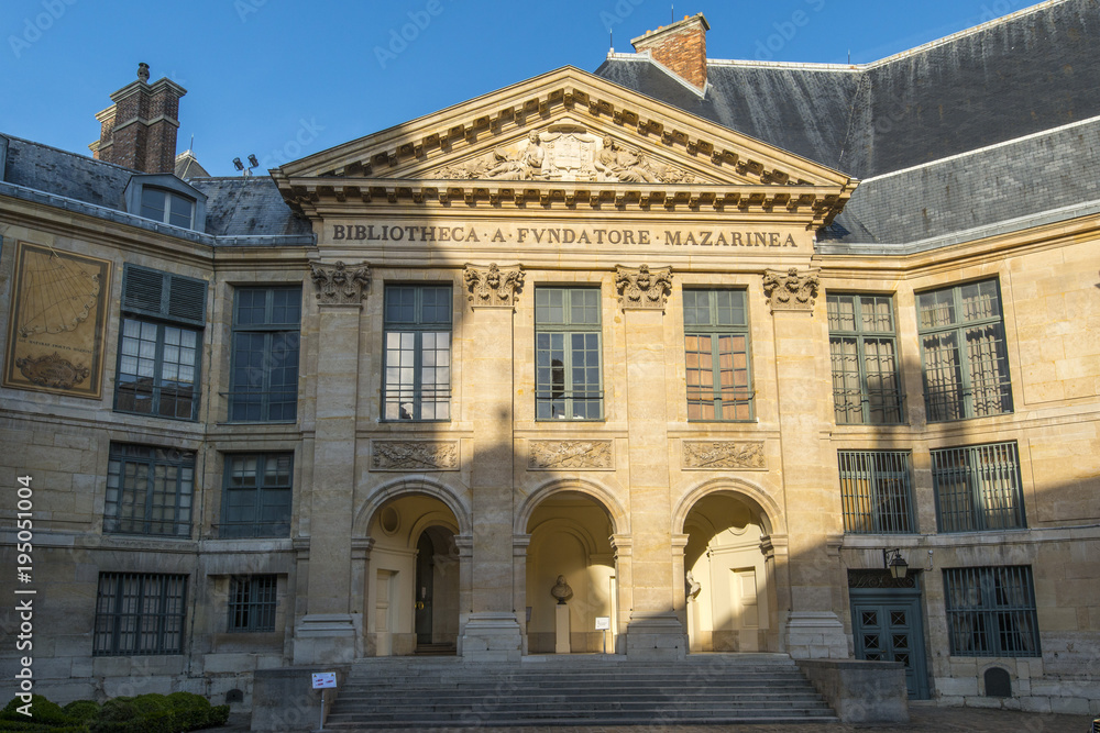Bibliothèque de l'Institut de France  Bibliothèque de l'Institut de France