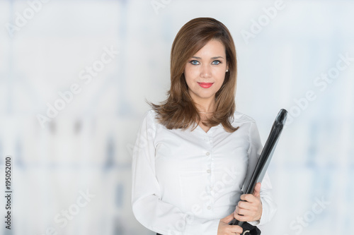 Happy Hispanic Businesswoman