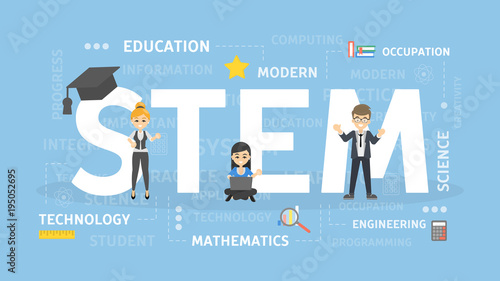 STEM concept illustration.