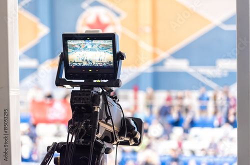 professional video camera for recording sport game
