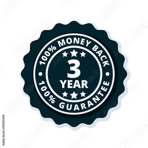 3 year money back guarantee