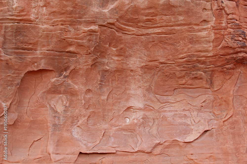 Red sandstone background worn curves Red sandstone background worn curves