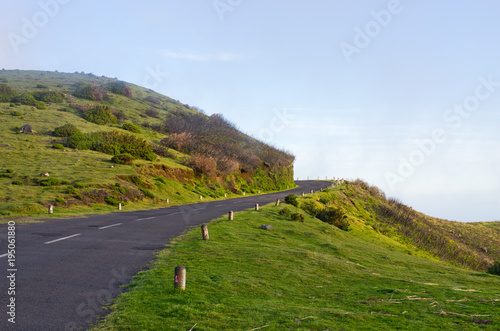 Road on Paul da Serra plateau, Madeira, Portugal